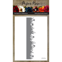 Paper Rose - Dies - Grass and Flowers Border