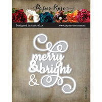 Paper Rose - Dies - Merry and Bright