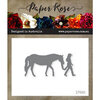 Paper Rose - Dies - Girl with Horse - Small