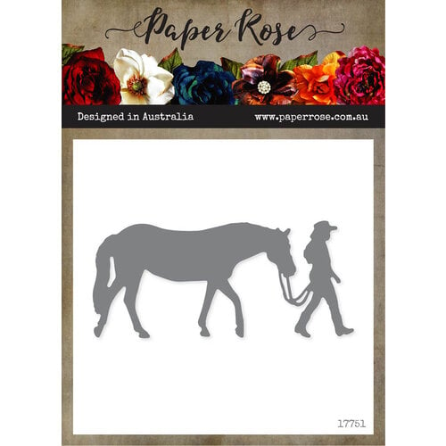 Paper Rose - Dies - Girl with Horse - Large