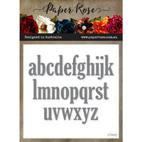 Paper Rose - Dies - Jumbo Alphabet Lowercase
