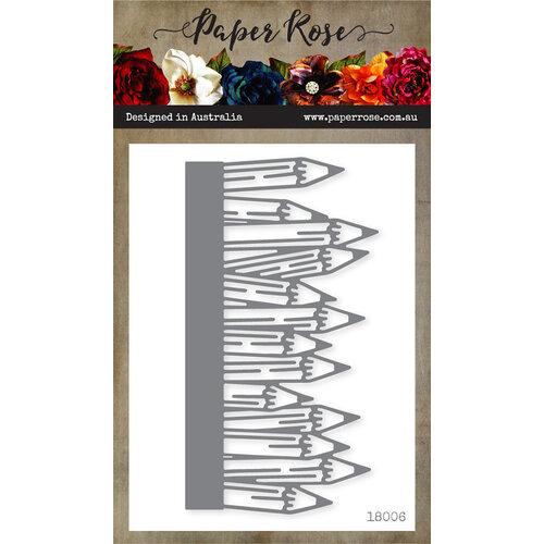 Paper Rose - Dies - Arty Love Pencil Border