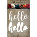 Paper Rose - Dies - Hello - Large Layered Word
