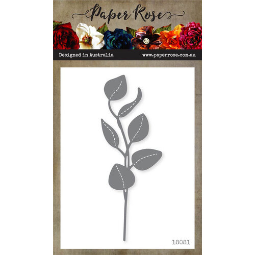 Paper Rose - Dies - Stitched Eucalyptus Branch