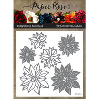 Paper Rose - Dies - Poinsettia Flowers