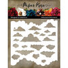 Paper Rose - 6 x 6 Stencils - Cloud