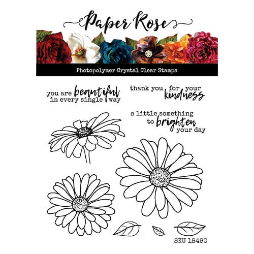 Paper Rose - Clear Photopolymer Stamps - Daisy Days