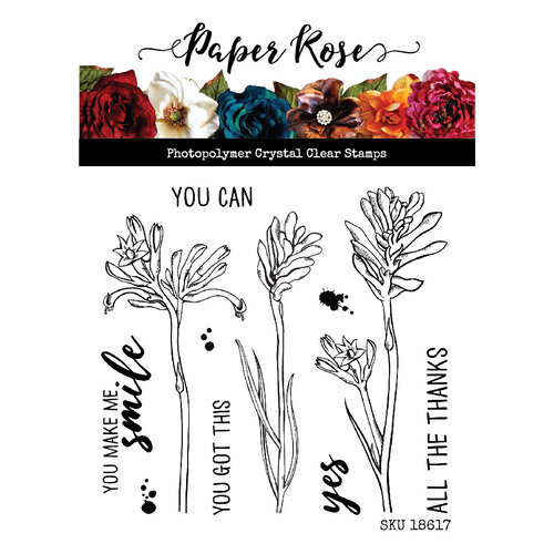 Paper Rose - Clear Photopolymer Stamps - Kangaroo Paw