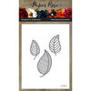 Paper Rose - Dies - Lined Leaf Outlines