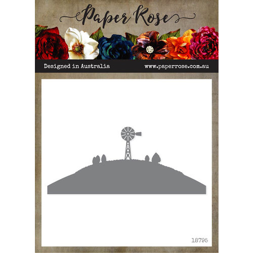 Paper Rose - Dies - Farm Border 4 - Windmill