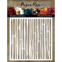 Paper Rose - 6 x 6 Stencils - Bamboo