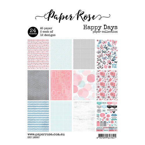 Paper Rose - A5 Collection Pack - Happy Days