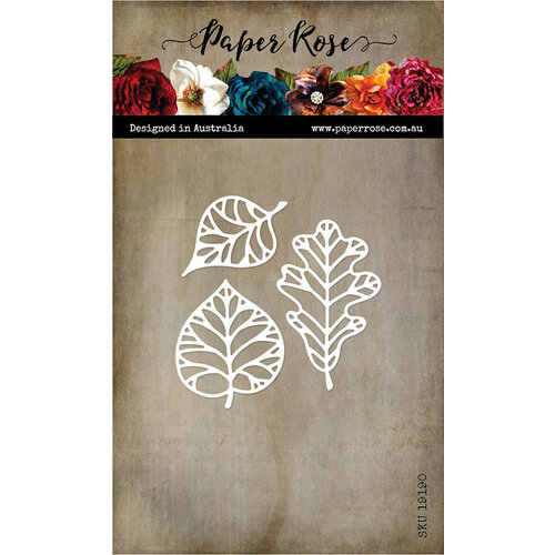 Paper Rose - Dies - Autumn Leaf Outlines Trio