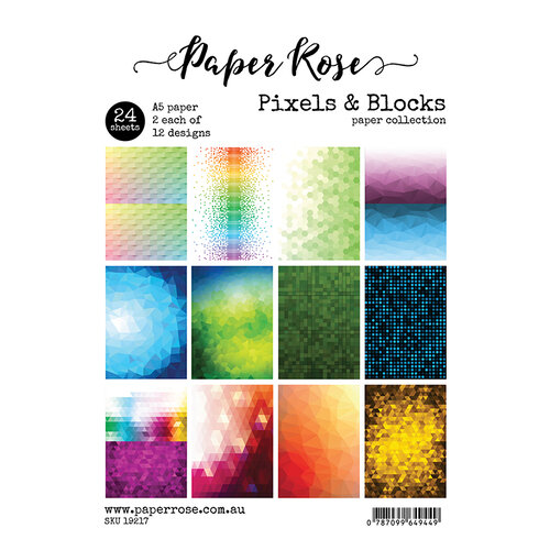 Paper Rose - A5 Paper Pack - Pixels and Blocks