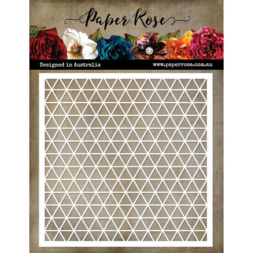 Paper Rose - 6 x 6 Stencils - Little Triangles