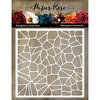 Paper Rose - 6 x 6 Stencils - Mosaic