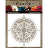 Paper Rose - 6 x 6 Stencils - Compass