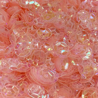 Paper Rose - Sequins - Clear Iridescent - Blush