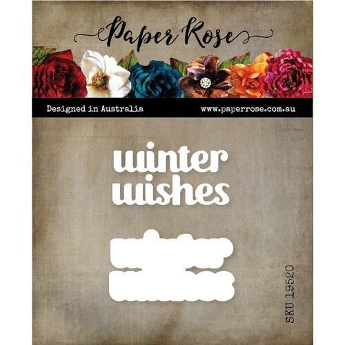 Paper Rose - Dies - Winter Wishes Chunky