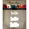 Paper Rose - Dies - Hello - Chunky Layered Word - Double Set