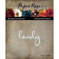Paper Rose - Dies - Lovely Fine Script