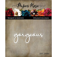 Paper Rose - Dies - Gorgeous Fine Script