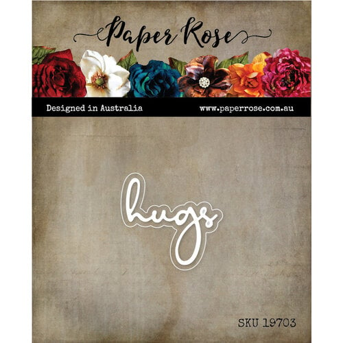 Paper Rose - Dies - Hugs Fine Script