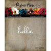 Paper Rose - Dies - Hello Fine Script