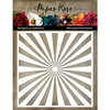 Paper Rose - 6 x 6 Stencils - Sun Burst