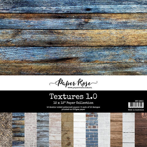 Paper Rose - 12 x 12 Collection Pack - Textures 1.0
