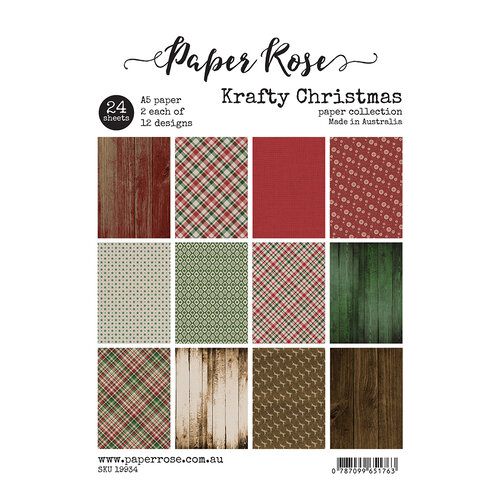 Paper Rose - A5 Collection Pack - Krafty Christmas