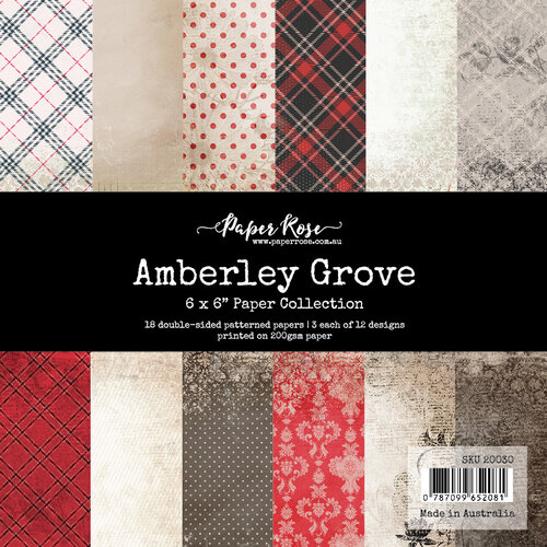 Paper Rose - 6 x 6 Collection Pack - Amberley Grove