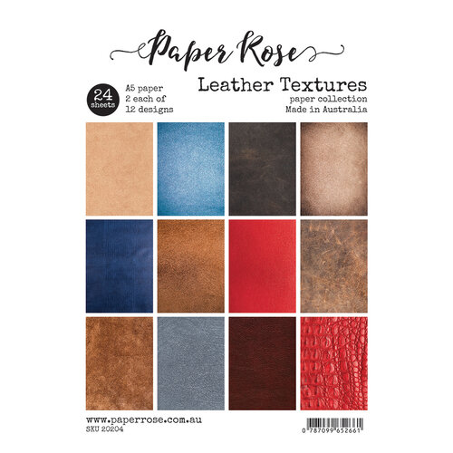 Paper Rose - A5 Collection Pack - Leather Textures