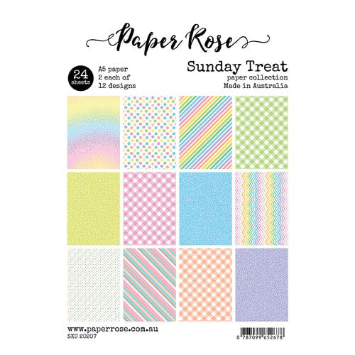 Paper Rose - A5 Paper Pack - Sunday Treat