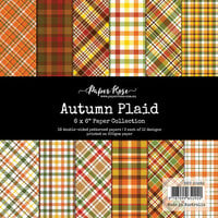 Paper Rose - 6 x 6 Collection Pack - Autumn Plaid