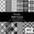 Paper Rose - 6 x 6 Collection Pack - Black and White Plaid