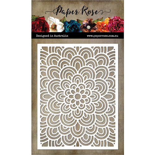 Paper Rose - Dies - Doodle Flower Cover Plate 1