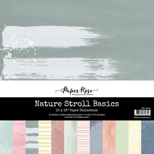 Paper Rose - 12 x 12 Collection Pack - Nature Stroll Basics