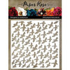 Paper Rose - 6 x 6 Stencils - Lots And Lots Of Birds