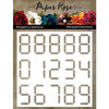 Paper Rose - 6 x 6 Stencils - Alarm Clock
