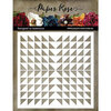 Paper Rose - 6 x 6 Stencils - Triangle Burst