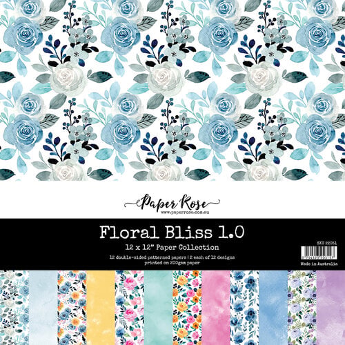 Paper Rose - 12 x 12 Collection Pack - Floral Bliss 1.0