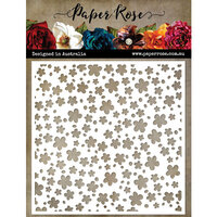 Paper Rose - 6 x 6 Stencils - Lots of Flowers