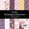 Paper Rose - 6 x 6 Collection Pack - Rainbows and Unicorns
