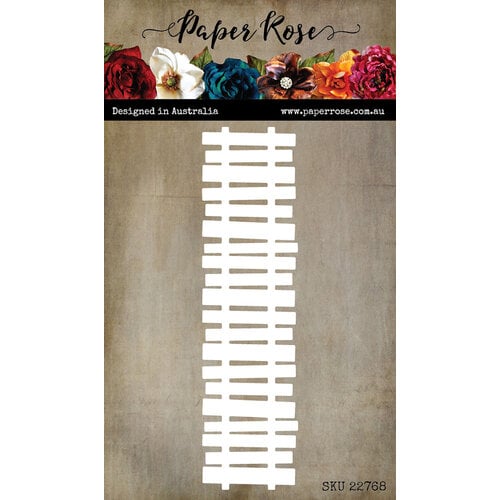 Paper Rose - Dies - Wood Beach Fence