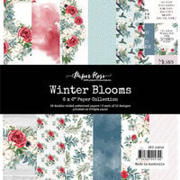 Paper Rose - 6 x 6 Collection Pack - Winter Blooms