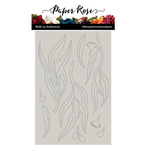 Paper Rose - Chipboard Embellishments - Eucalyptus Leaves