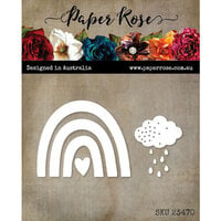Paper Rose - Dies - Wonky Rainbow and Cloud