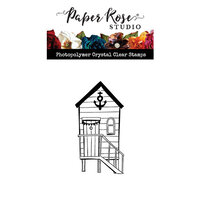 Paper Rose - Clear Photopolymer Stamps - Beach Hut 3