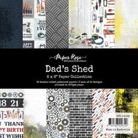 Paper Rose - 6 x 6 Collection Pack - Dad's Shed